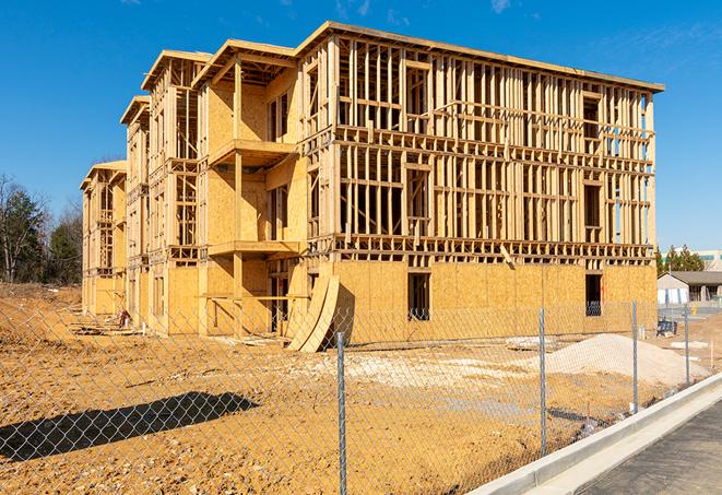 construction site fencing offers protection and privacy in Urbana